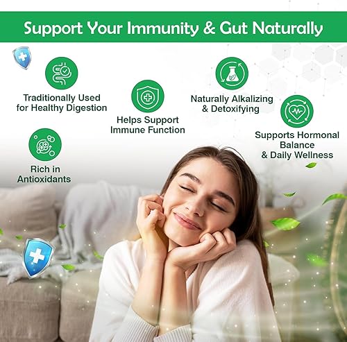 Miniatura 4 de Well-Being MORA Moringa Oleifera Cápsulas Energía, Articulaciones, Intestinos, Piel e Inmunología - Superalimento Verde - Vegano, 120 Cápsulas