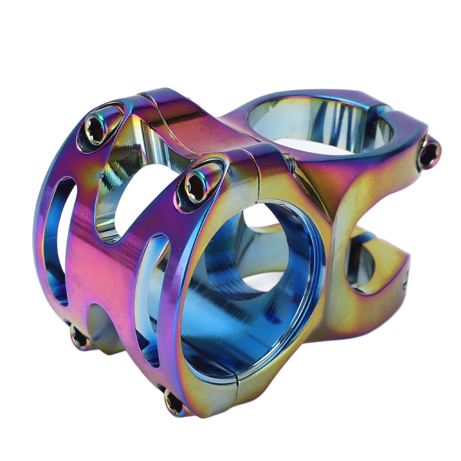 Krótki wspornik rowerowy Mountain Hollow Mostek Spadek prędkości CNC ze stopu aluminium Część wspornika roweru do kierownicy roweru górskiego Średnica 31,8 mm Podnośnik kierownicy