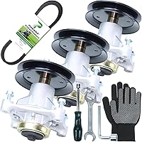 Vista 18 de 604214 Conjunto de husillo con espaciador de polea 604123 y kit de herramientas de montaje para tractores de césped Hustler Raptor de 34", 36", 42