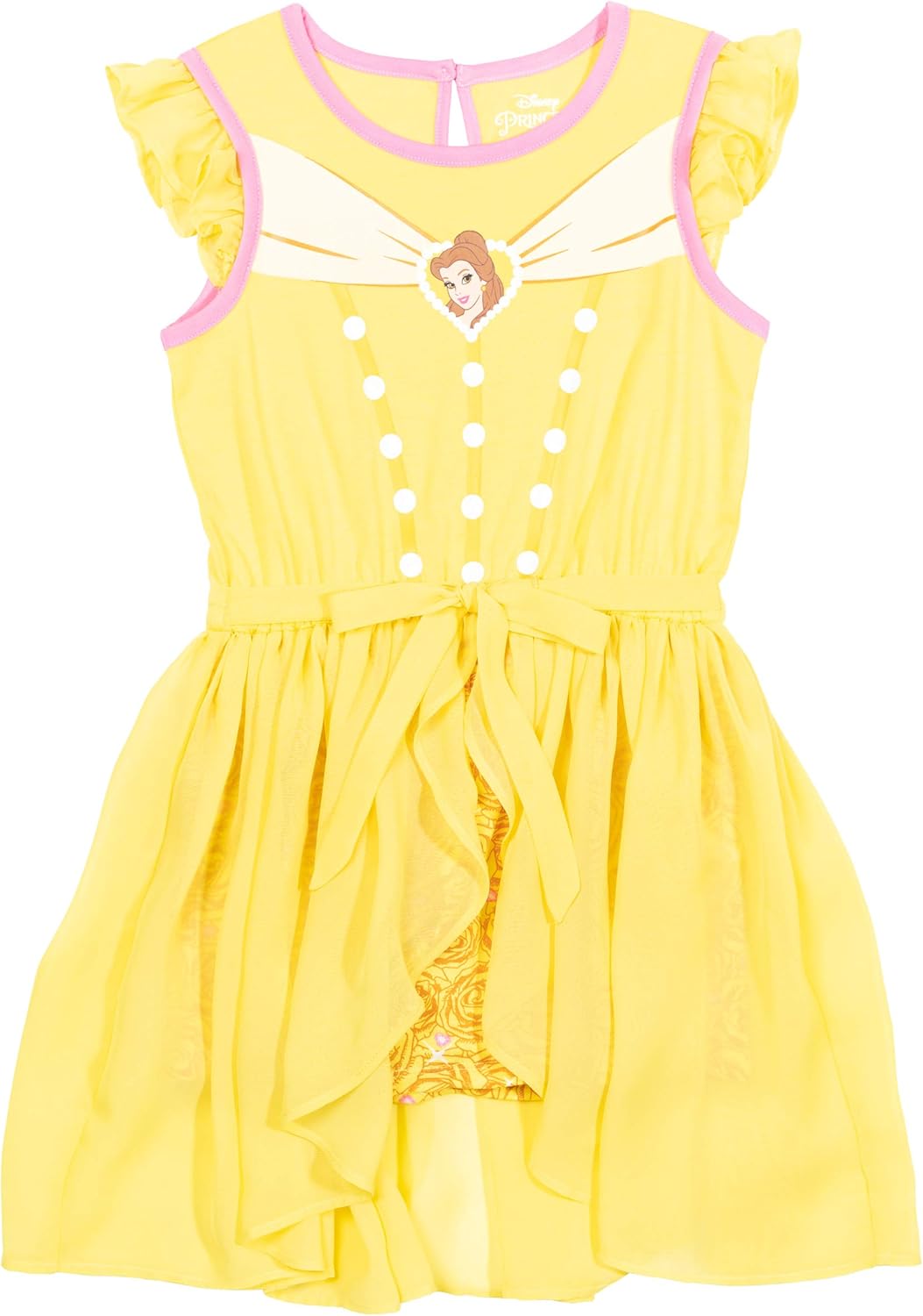 Disney Princess Sleeveless Costume Romper - Cinderella Jasmine Belle Ariel : Clothing, Shoes & Jewelry