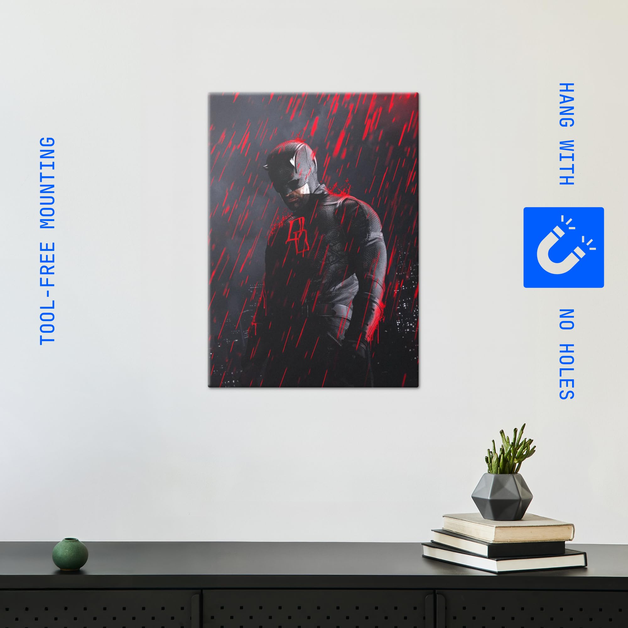 Displate Metallposter Marvel Daredevil: Born Again - Season 2 Wanddeko Poster für Schlafzimmer Magnetische Befestigung 32 x 45 cm
