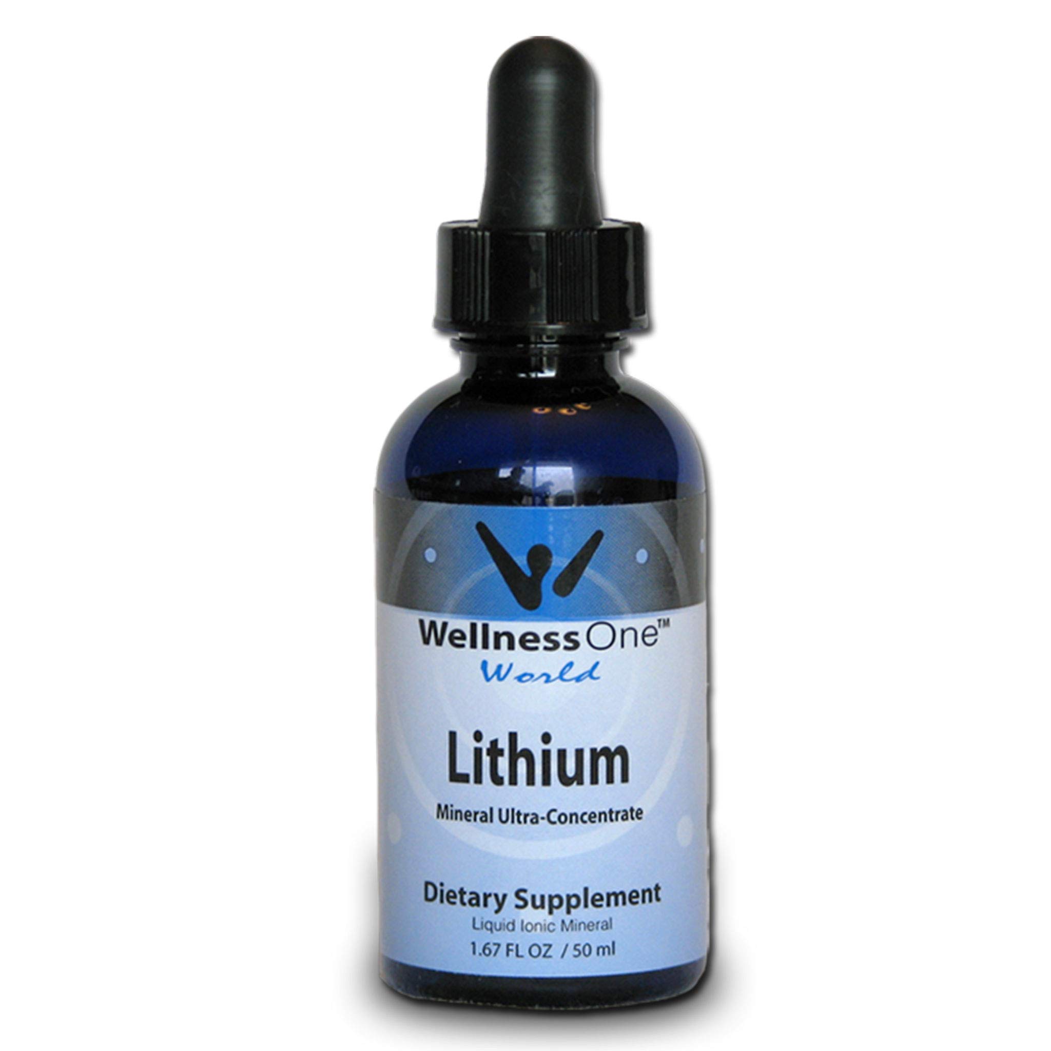 Lithium Supplements Ionic Lithium Chloride Liquid Mineral Drops