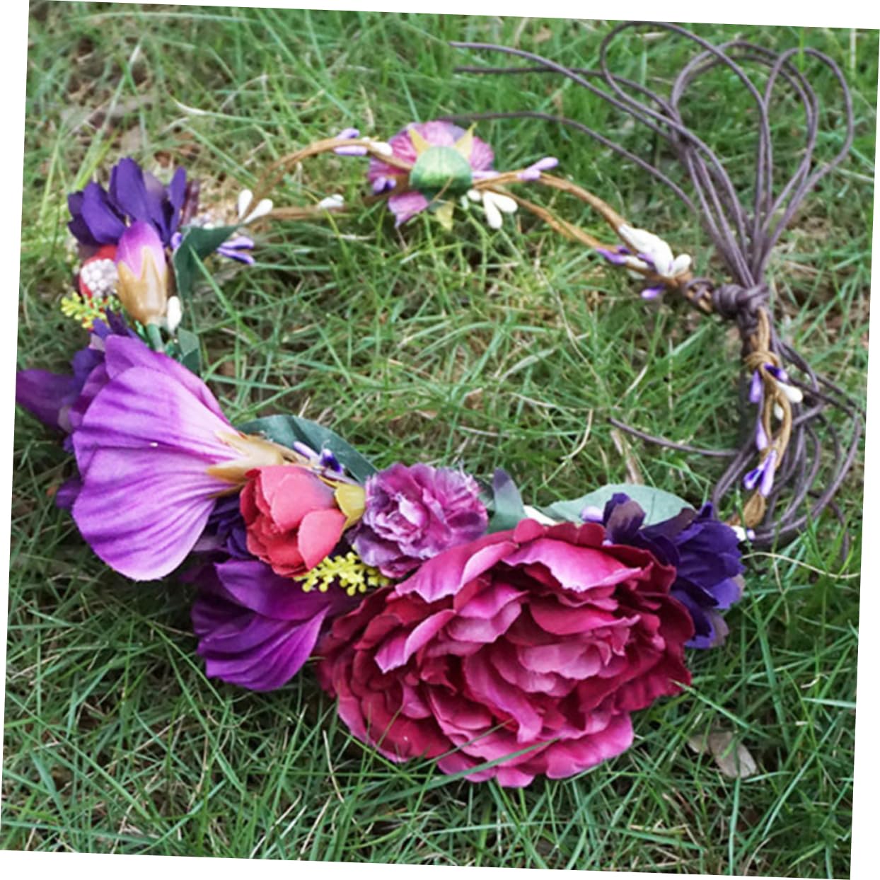 SHERCHPRY 4pezzi Coroncina Floreale Da Sposa Tessuto Cerchietto Decorativo Per Matrimoni e Feste Accessorio Elegante Con Fiori Per Eventi Speciali