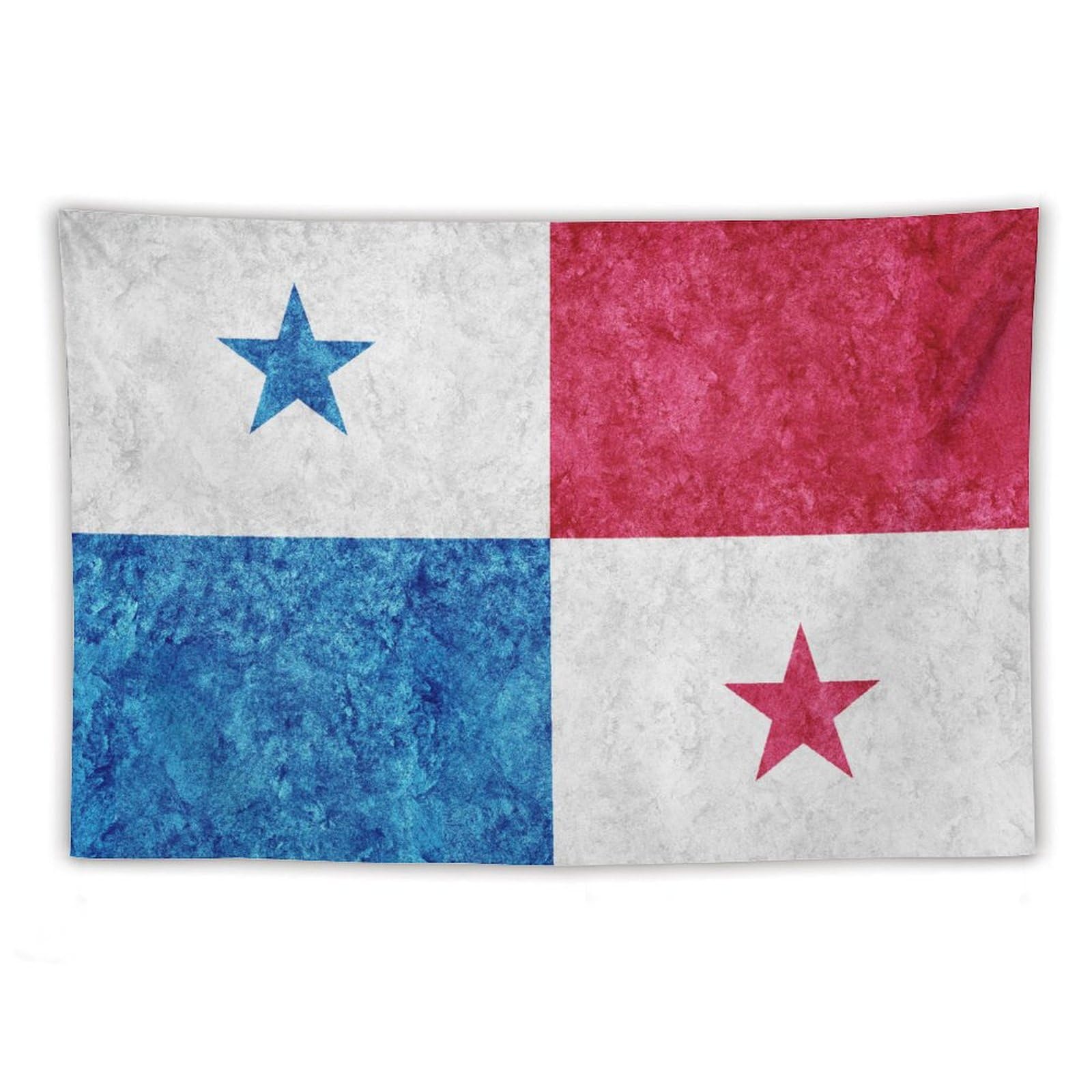 XingFox Panama Flag Textured Tapestry Wall Hanging, National Flag Art Wall Decoration Tapestry, For Bedroom Living Room Dorm Home Decoration, 40"x60"