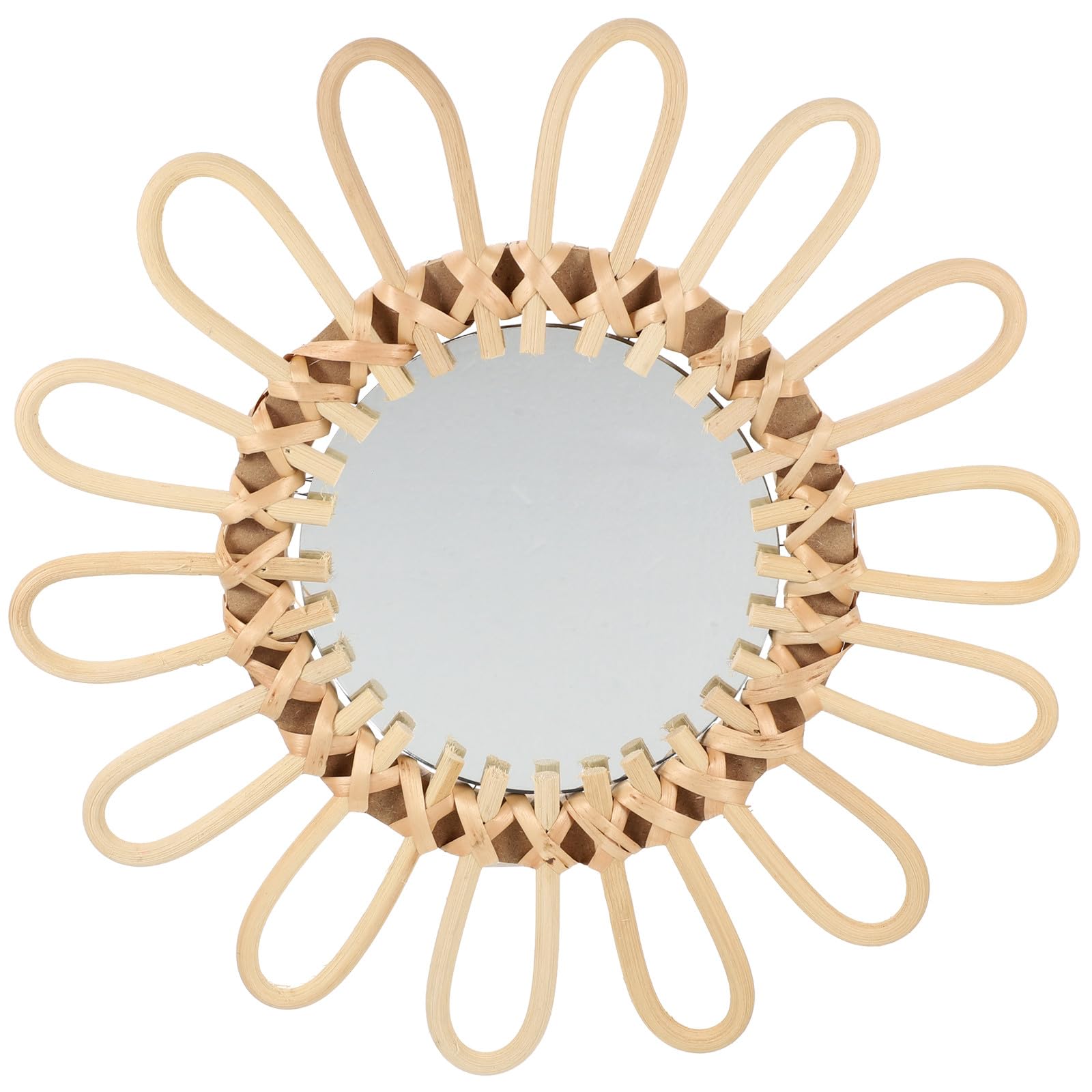 Miroir en osier chic et délicat au style nordique épuré pour habiller vos murs