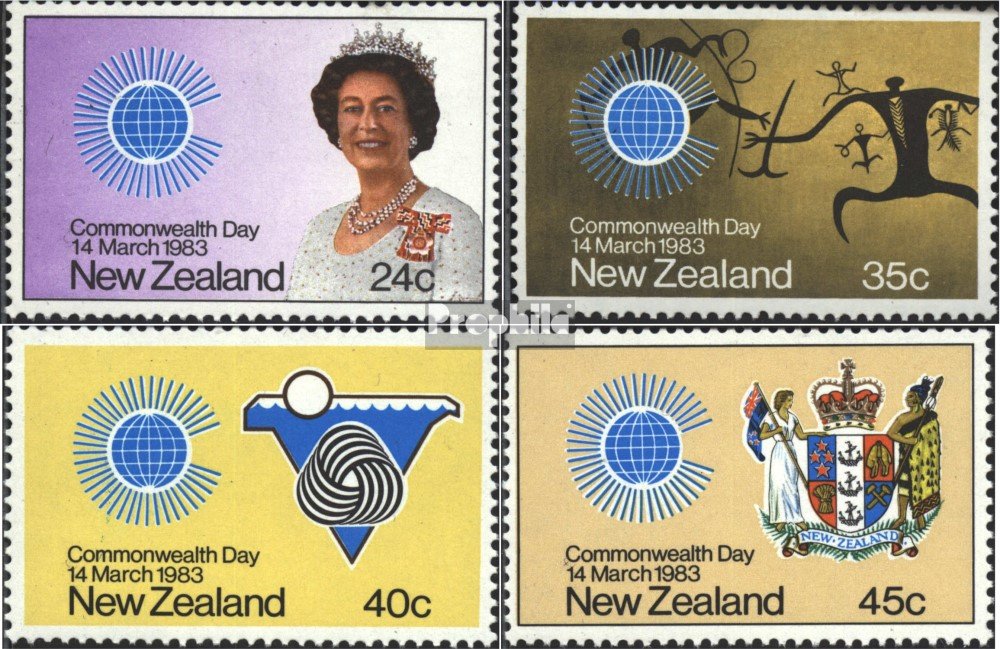 Prophila Collection Briefmarken Neuseeland – Komplette Ausgabe 866-869, 1983 Commonwealth, Postfrisch MNH
