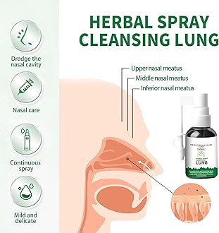 KAYZON Herbal Spray Cleansing Lung - Respinature Herbal Lung Cleanse Mist, Lung Exerciser for Healthier and Cleaner Lungs, Powerful Lung Support, Natural Respiratory Cleanse & Breathe Spray - 2pcs