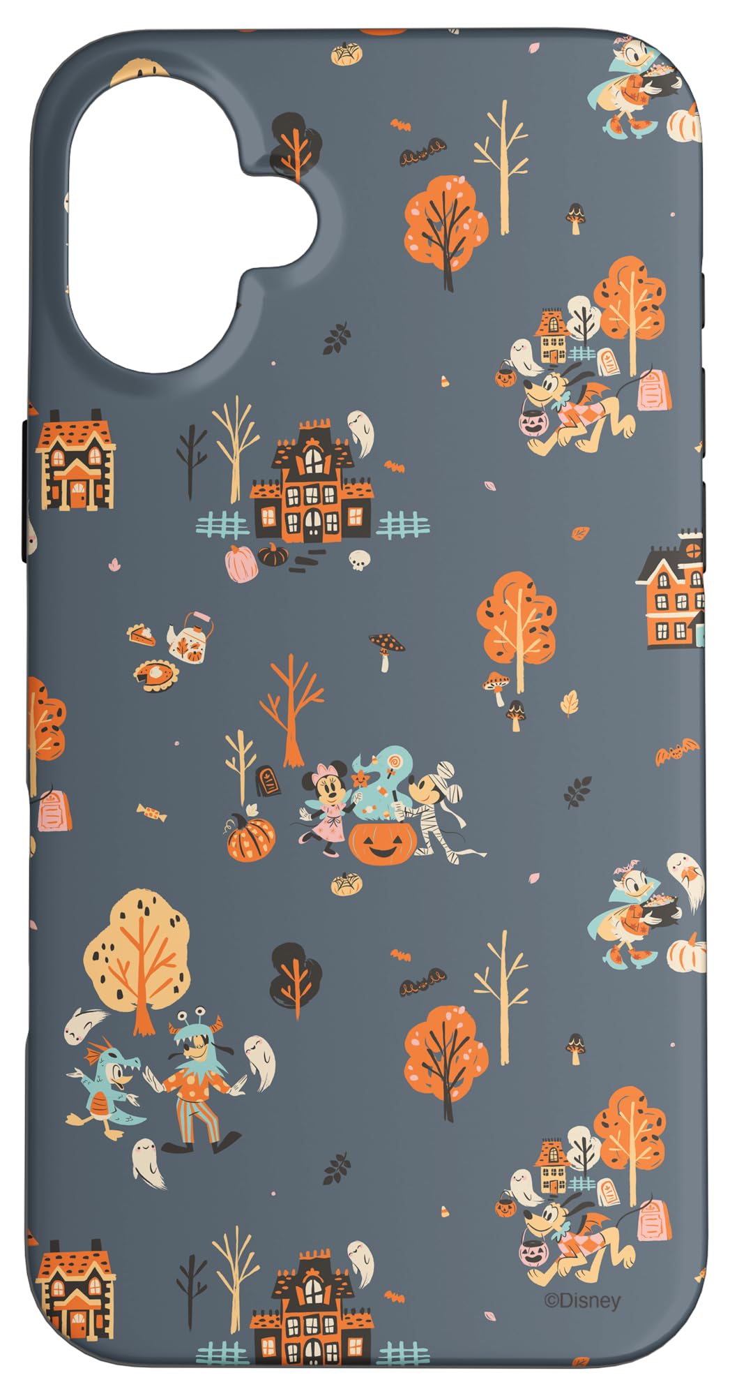 iPhone 16 Plus Disney Mickey Mouse & Pals Spooky Cute Halloween Scenes Case