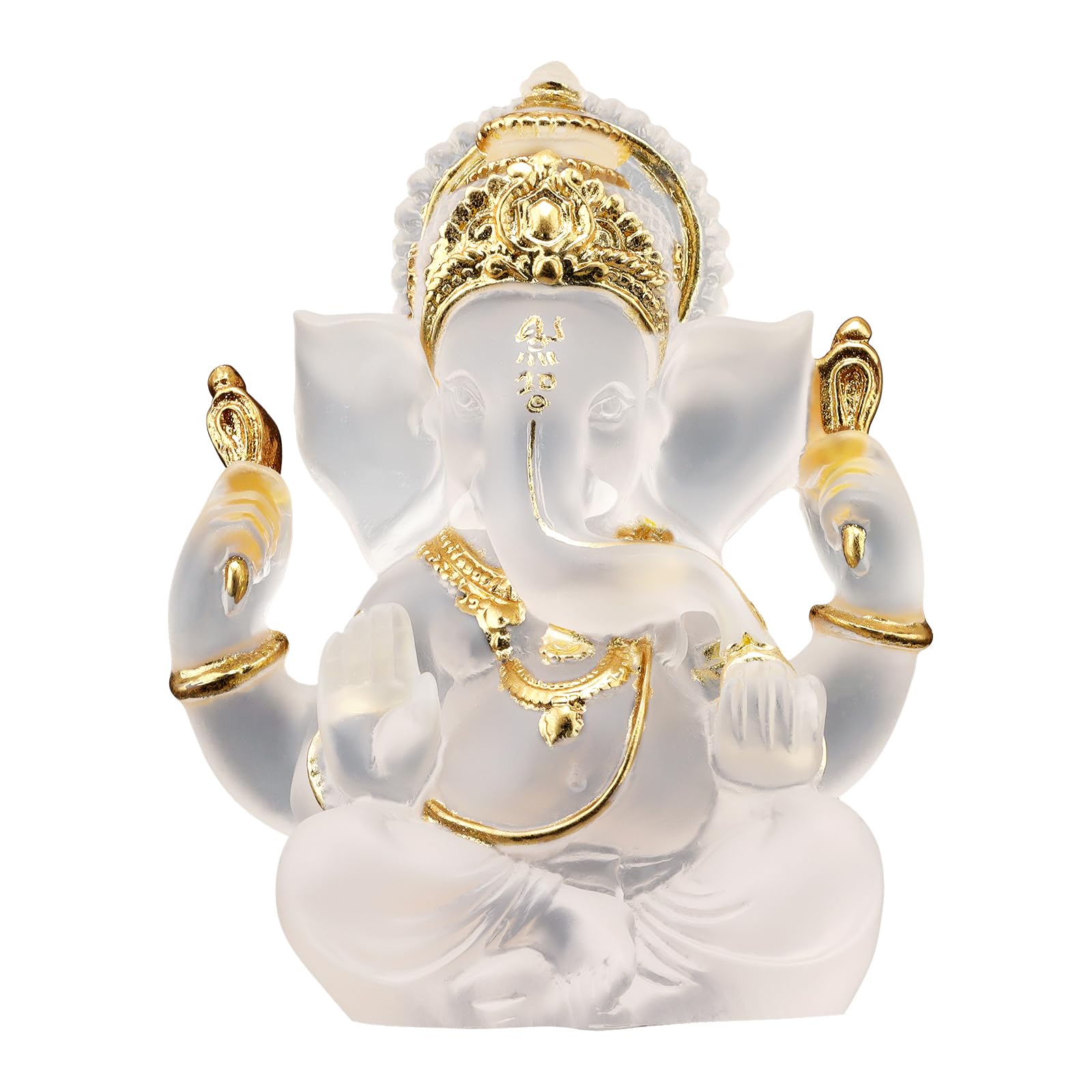 天然水晶 鼻巻き ガネーシャ 置物 ペイント 縁起物 商売繁盛 天然水晶 鼻巻き ガネーシャ 置物 ペイント 縁起物 商売繁盛 天然石