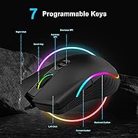 Vista 4 de HP EliteDesk - Computadora con luces RGB de escritorio, procesador AMD serie A, 16 GB de RAM, 1 TB SSD, Windows 11 de 64 bits, Wi-Fi, teclado