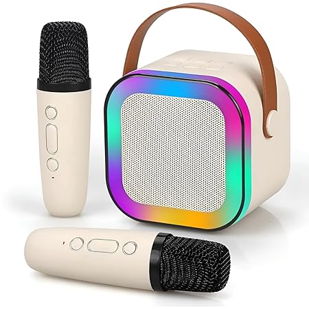 COREGENIX New Karaoke Wireless 10W Bluetooth Speaker with Dual Mic & Long Playtime, HD Surround Sound, Also Support SD Card, AUX,MIC, FM & Call Function for Android & iOS