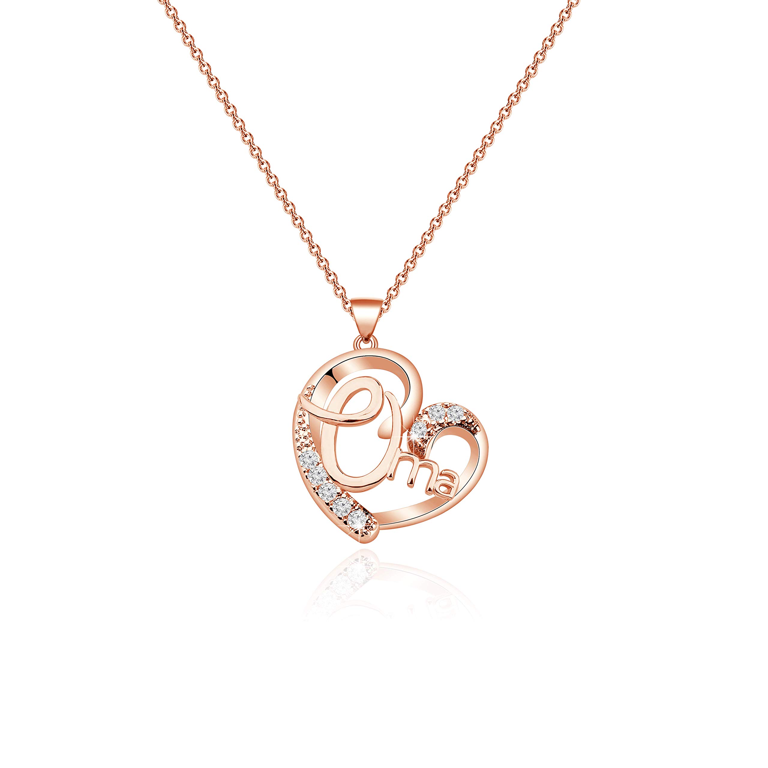 MAOFAED Grandmother Necklace - Mother's Day & Birthday Gift For Grandma, Also Perfect For Christmas