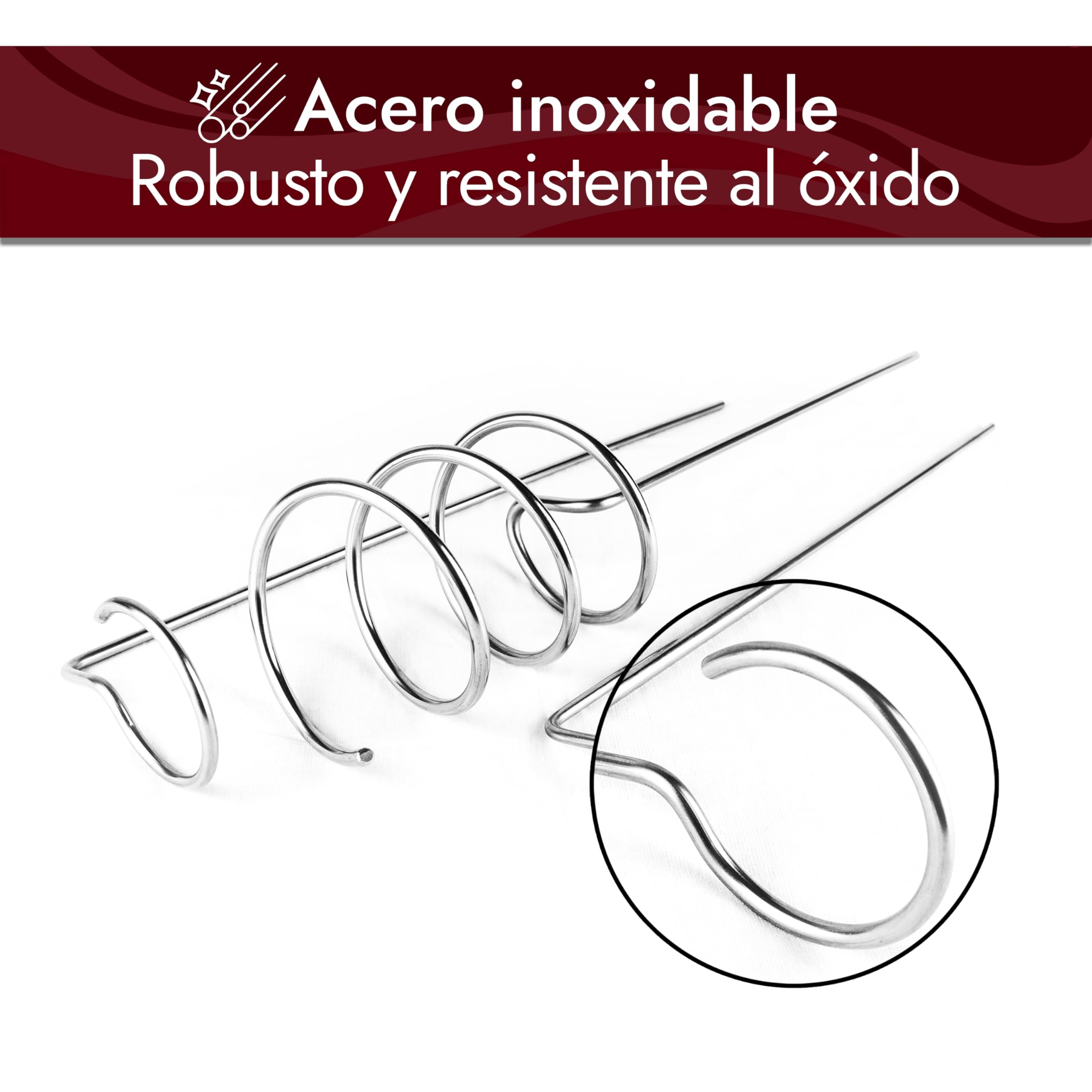 Soporte para botellas de vino de acero inoxidable, para disfrutar del vino en cualquier lugar, el gadget para pícnic en la playa en el jardín y en el camping (juego de iniciación)