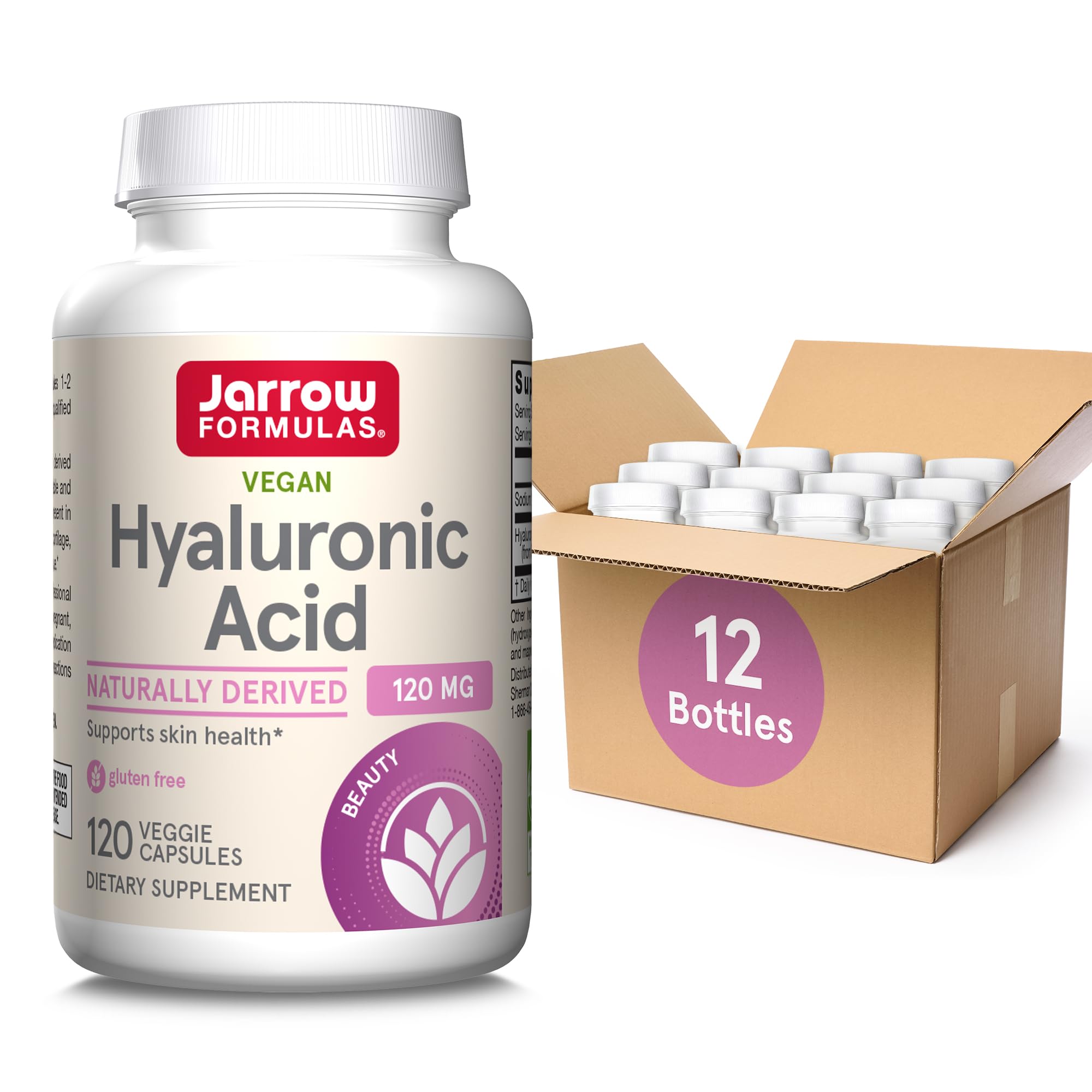 Jarrow Hyaluronic Acid 120 mg, Dietary Supplement, 60 Capsules — Amazon image 11