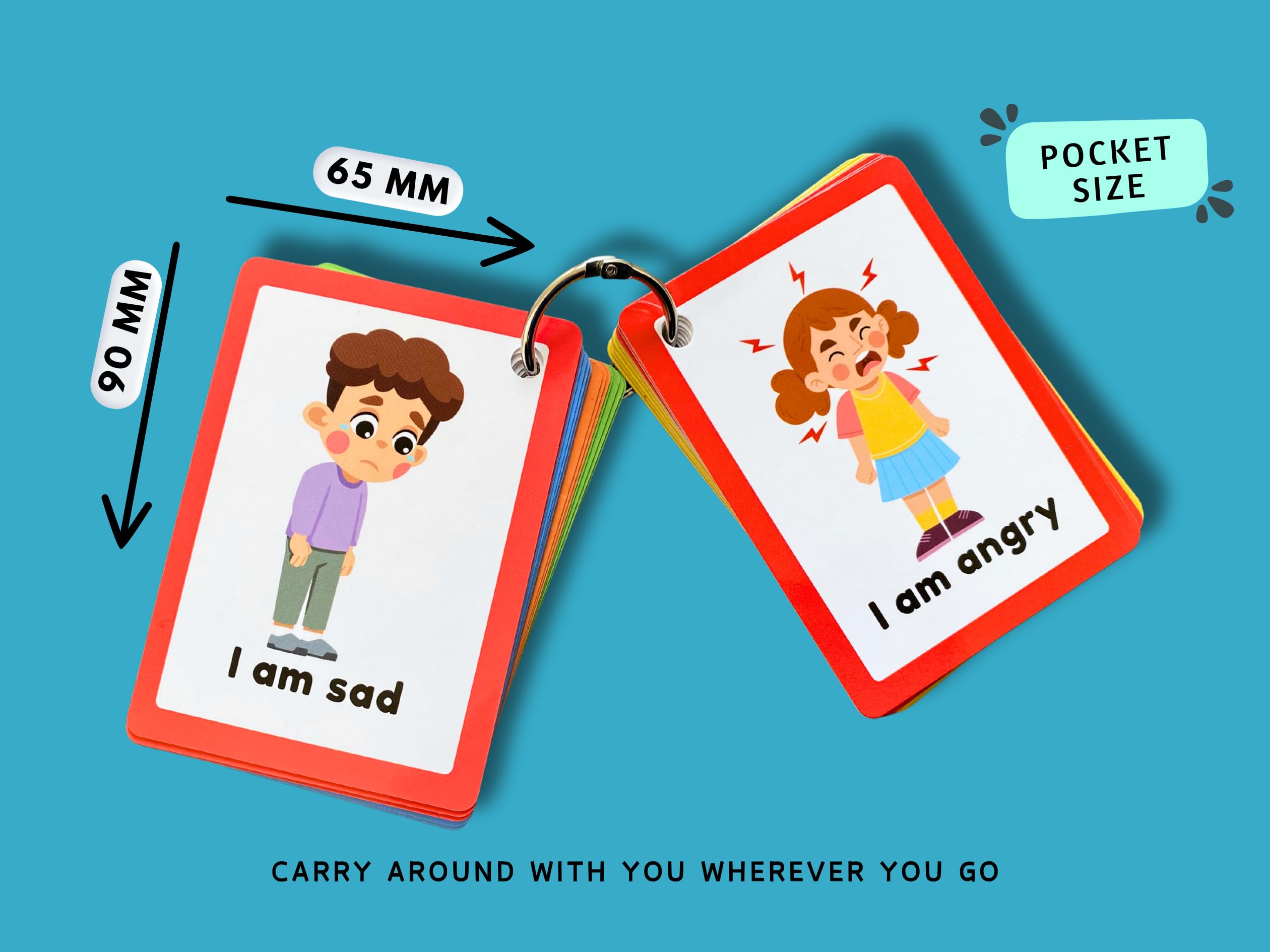 Communication Cards for Non Verbal Children and Adults Autism Special Needs Visual Aid Communication Speech Delay Flash Cards - Image 3