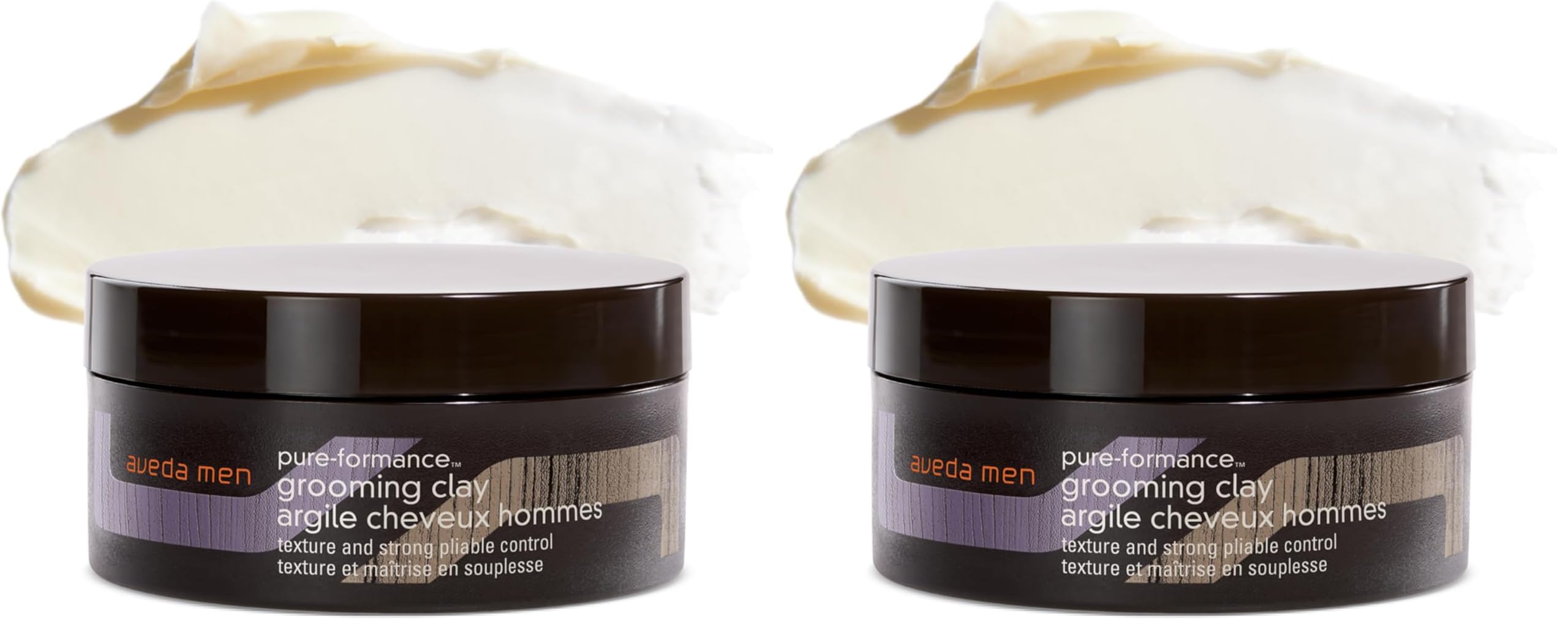 Aveda Men Pure-Formance Grooming Clay, Haarwachs mit starkem Halt, mattes Finish, leicht, 75 ml