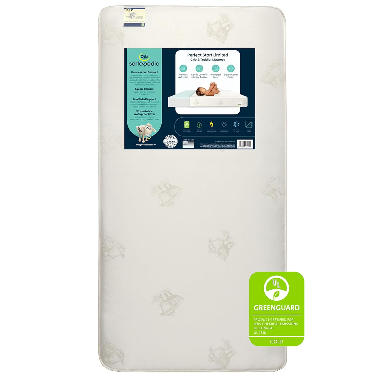 Serta Perfect Start Limited Dual Sided Baby Crib Mattress