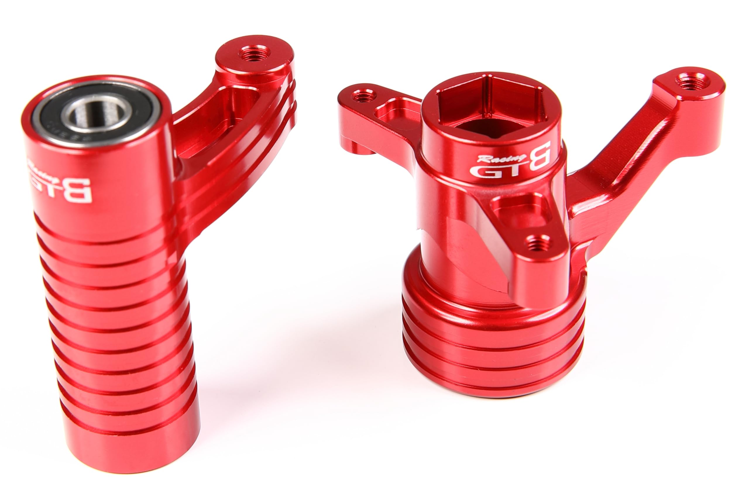 赤 デビルーク To Loveる デッキ 調整パーツ・スリーブ付き Amazon.com: GTBRacing CNC Aluminum Steering Bell Crank Set for 1/5