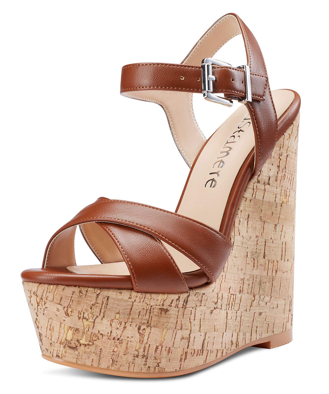 Castamere Scarpe col Tacco Donna Moda Sandali con Zeppa Plateau Wedge High Heels