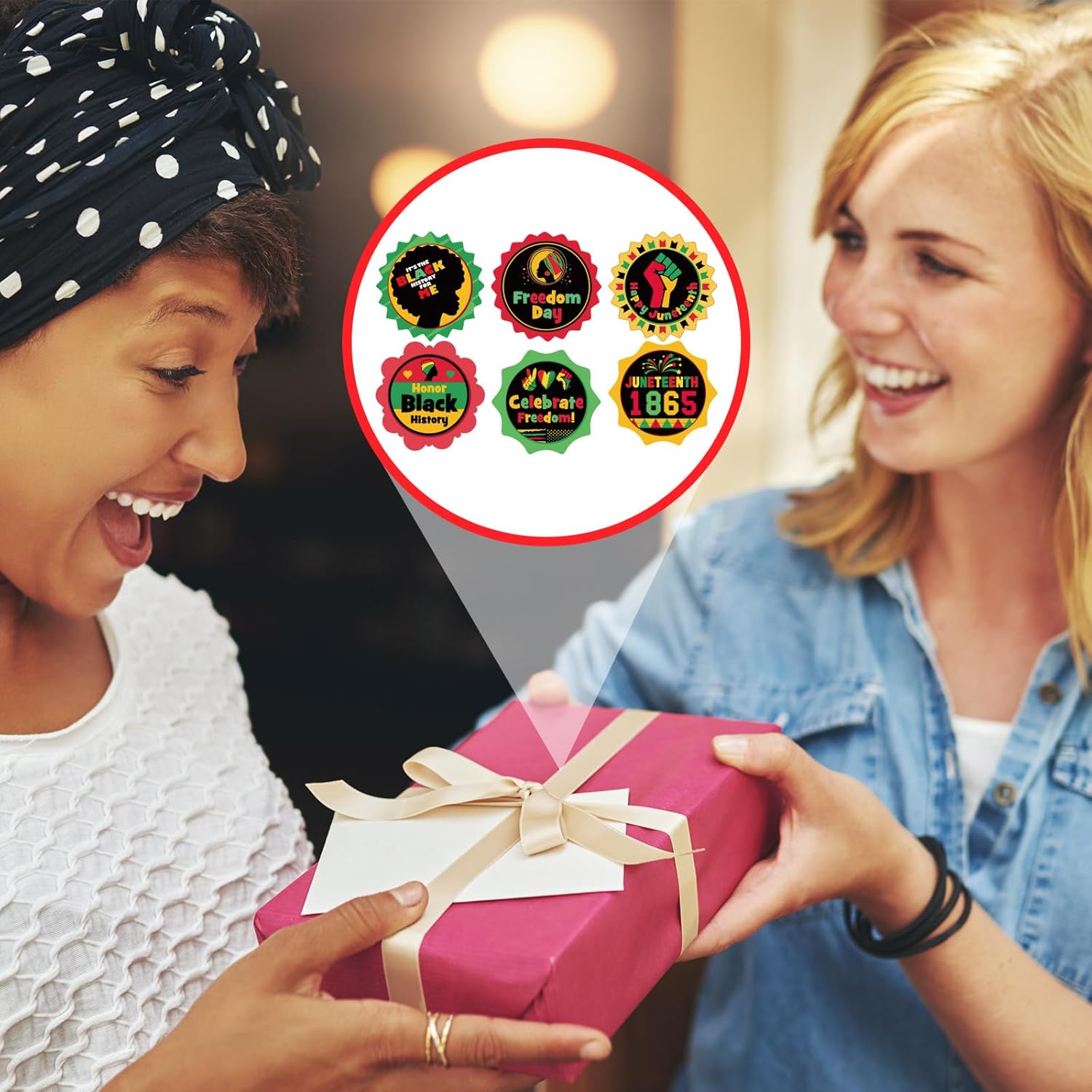 24 Sets Juneteenth Magnet Crafts Make Your Own 1865 Freedom Day Magnet Craft Kit DIY Juneteenth Decor for Home Black History Month Party Activities