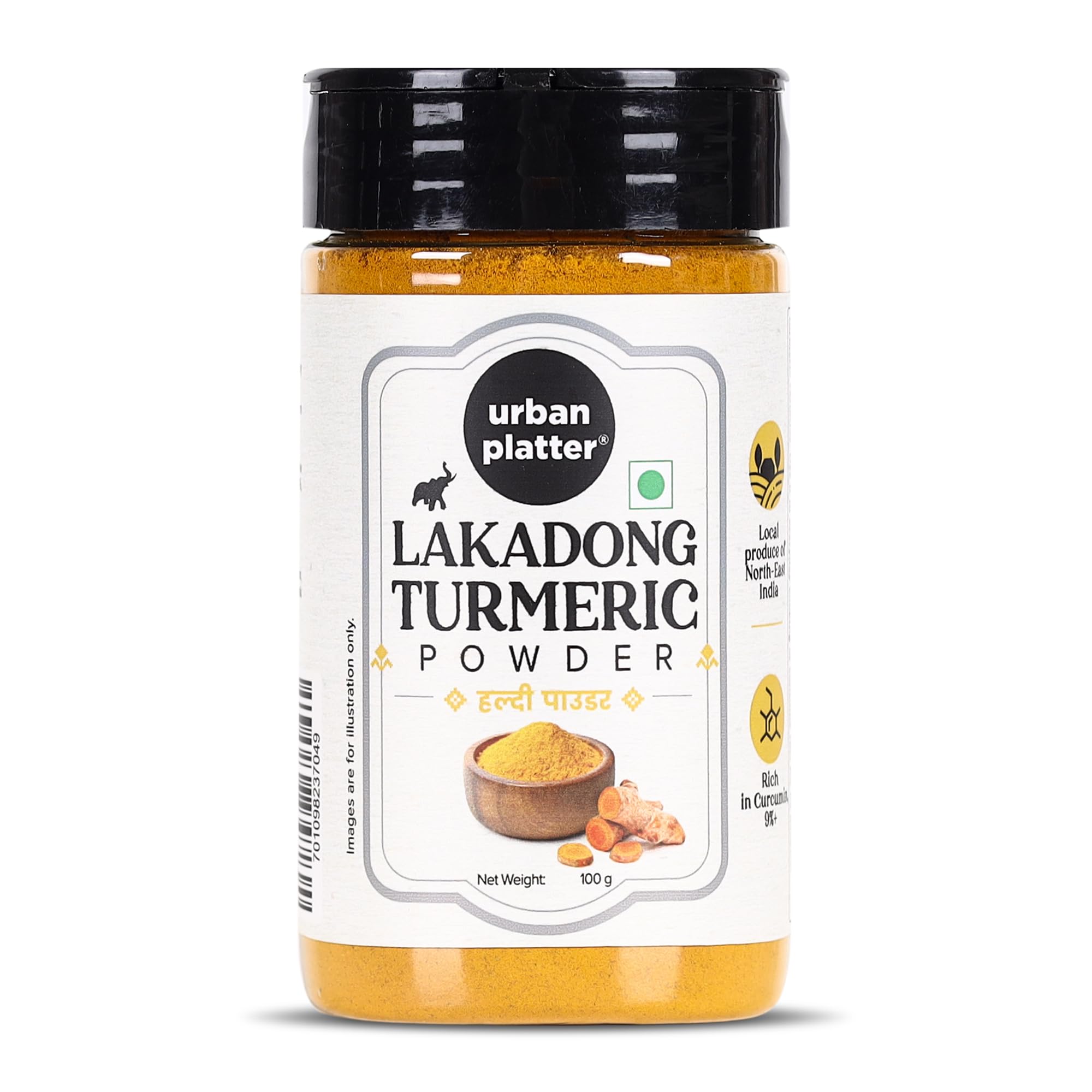 Urban Platter Lakadong Turmeric, 100g (High-Curcumin | Sourced from Meghalaya)