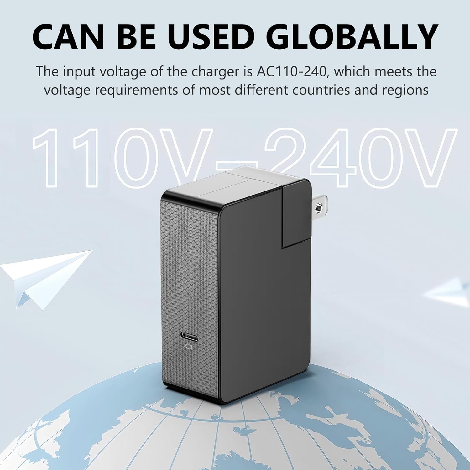 140W USB C Charger GaN PD3.1 for POE Network Device, AI Vision Device, POS Terminals, Photography Lighting, Docking Station, Anker 737 Power Bank Portable Slim USB-C Power Adapter Single Output