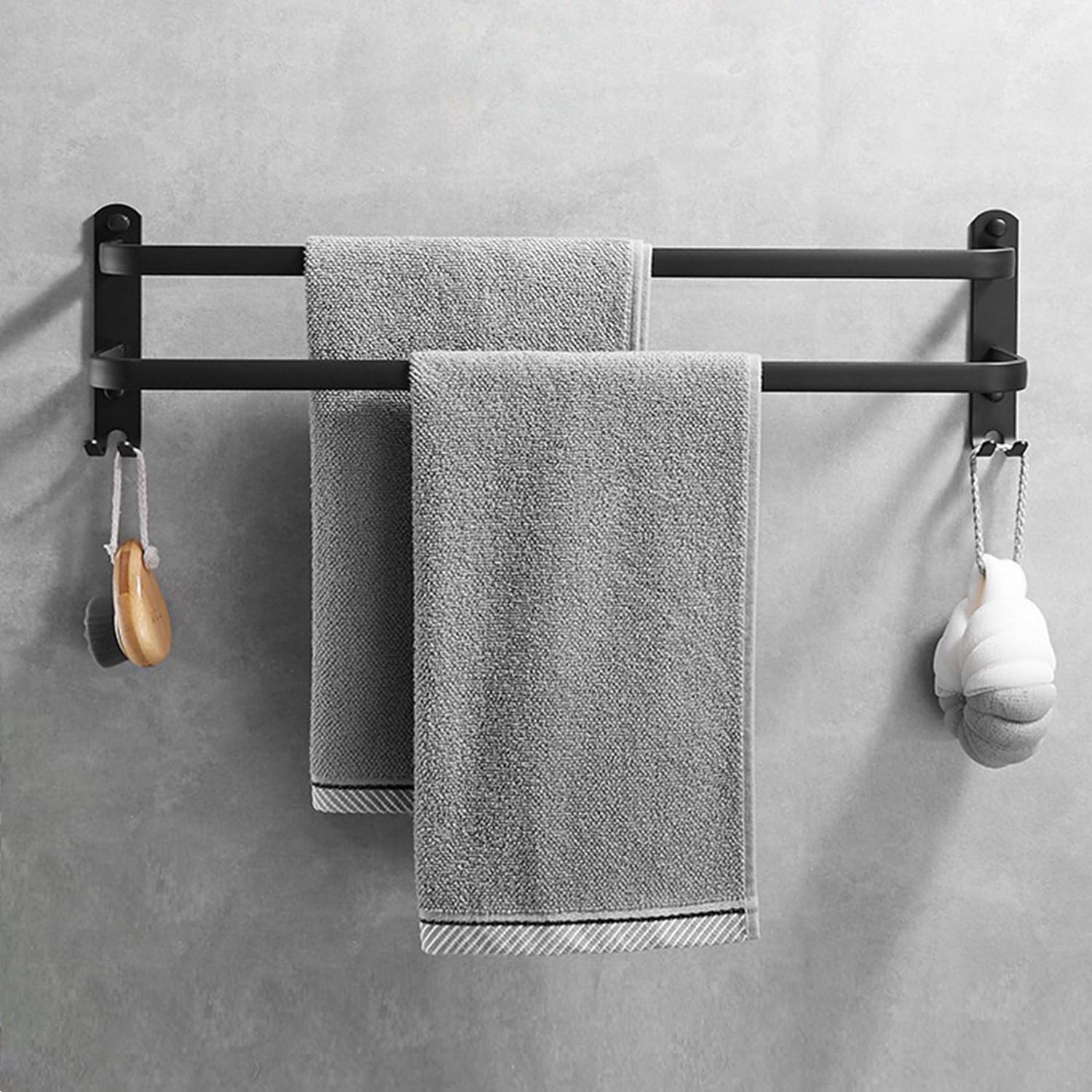 80 cm Towel Rail No Drilling Required