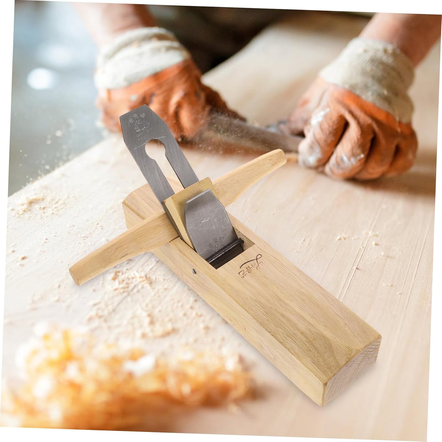 Uonlytech Hand Planer Hand Trimming Planer Carpenter Flat Plane Wood Door Wood Scraper for Woodworking