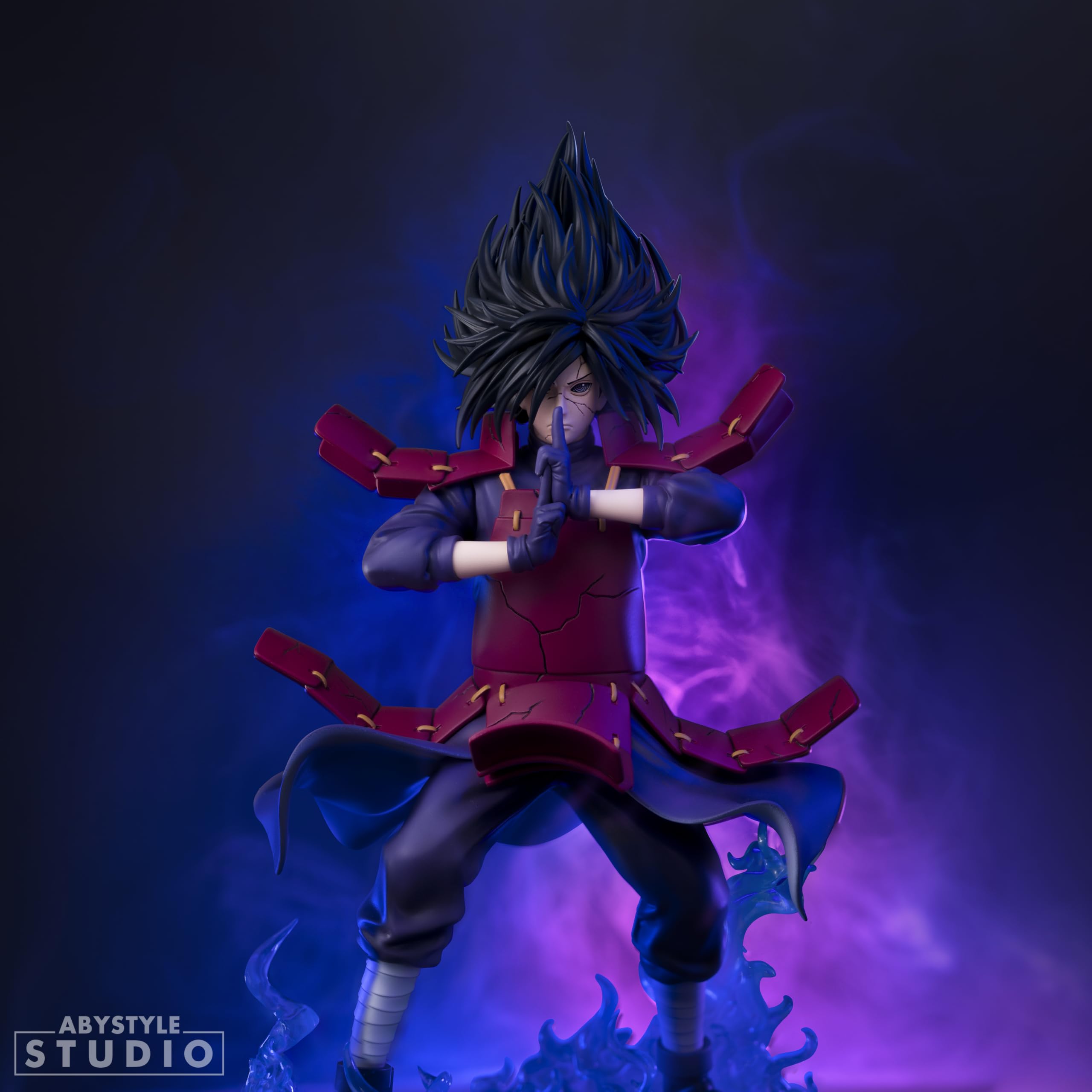 ABYSTYLE Studio – Figurine Naruto Shippuden Madara Uchiha – Produit Officiel – Statue Premium – Finitions Haute Qualité – Pièce de Collection