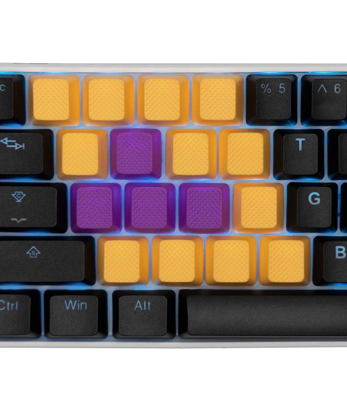 Buy TAIHAOBlank Rubber Gaming Keycaps Blank No.1 Compatible with All