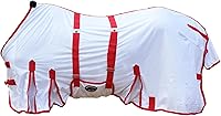 Vista 10 de 60" Caballo Malla Ligero Verano FlySheet Spring Airflow Blanco 73408B