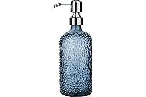 Blue Gray Bathroom Soap Dispenser