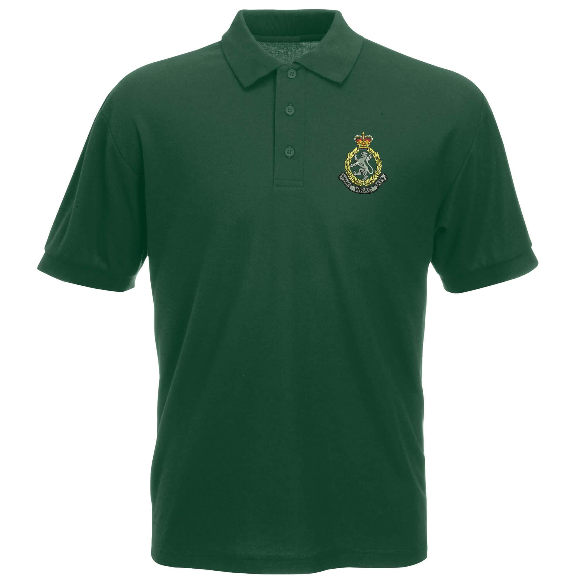 Pineapple Joe's Men's Bottle Green Wo's Royal Army Corps Embroidered Polo - Large