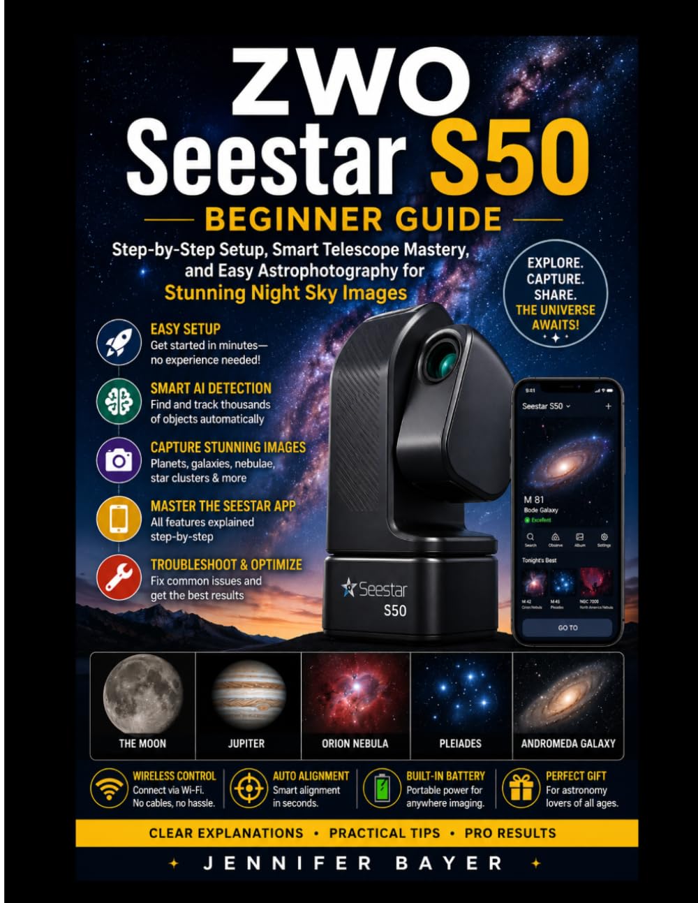 ZWO Seestar S50 setup astrophotographie solution aux erreurs de debutant