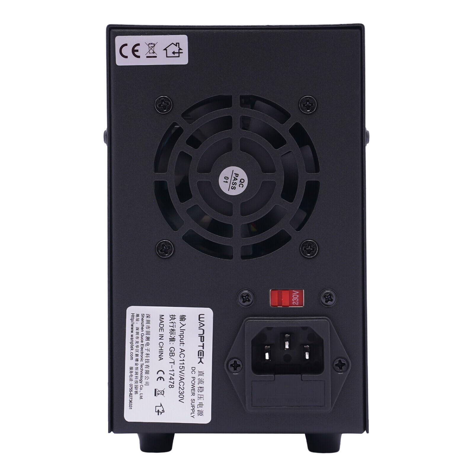 Fuente de alimentación de laboratorio, fuente de alimentación conmutada de 4 dígitos, 0-60 V, 0-5 A CC, regulable, fuente de alimentación de laboratorio, USB