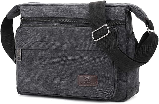 Freiesoldaten Multi Pockets Messenger Shoulder Bag Casual Canvas Handbag Outdoor Hiking Fishing Camping Working Crossbody Bag