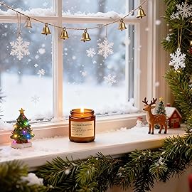 Candle Gift Set for Women - 8 Pack Scented Candles for Home,Long Lasting Soy Wax Amber Jar Candles, Aromatherapy Candle Set,Perfect Holiday & Christmas Gifts