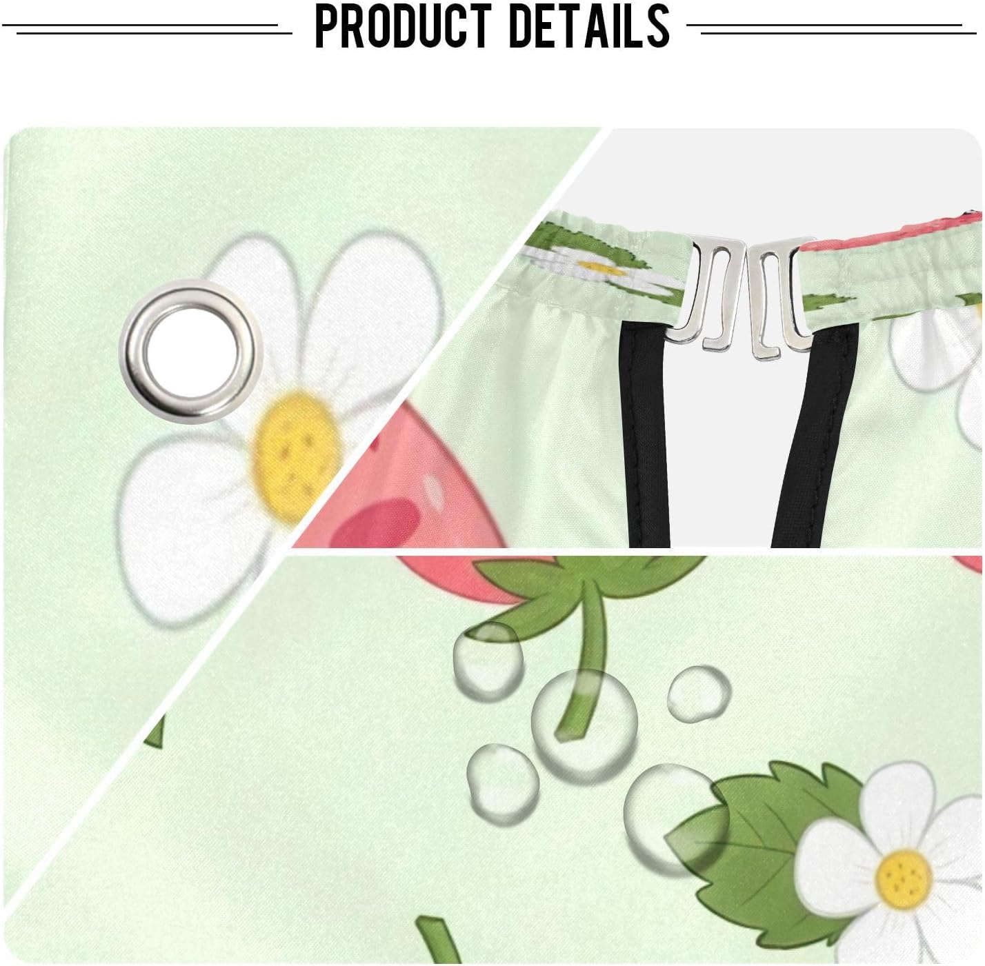 Cute Strawberries Smiling Barber Cloth Cape Styling Cape Waterproof, Home Hair Cutting Cape 64.9 in x 55.1 in