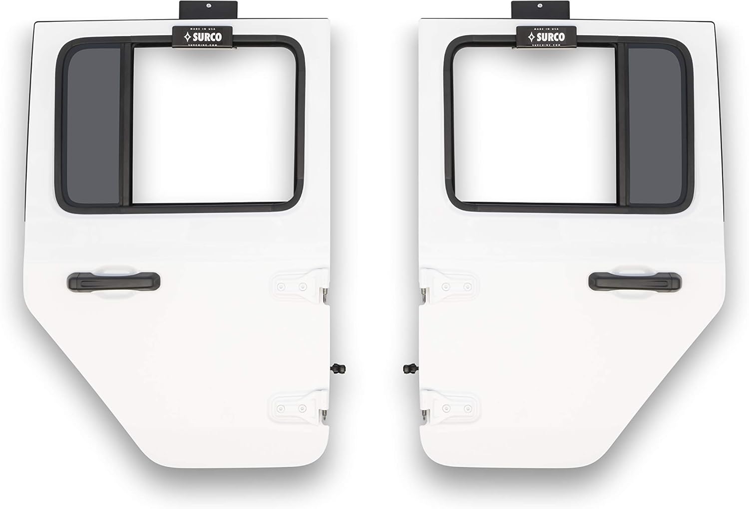 Surco DH1000 Wall Mount Door Storage Hangers (Pair) - Compatible with all Jeep Wrangler YJ, TJ, JK, and JL Front and Rear Doors