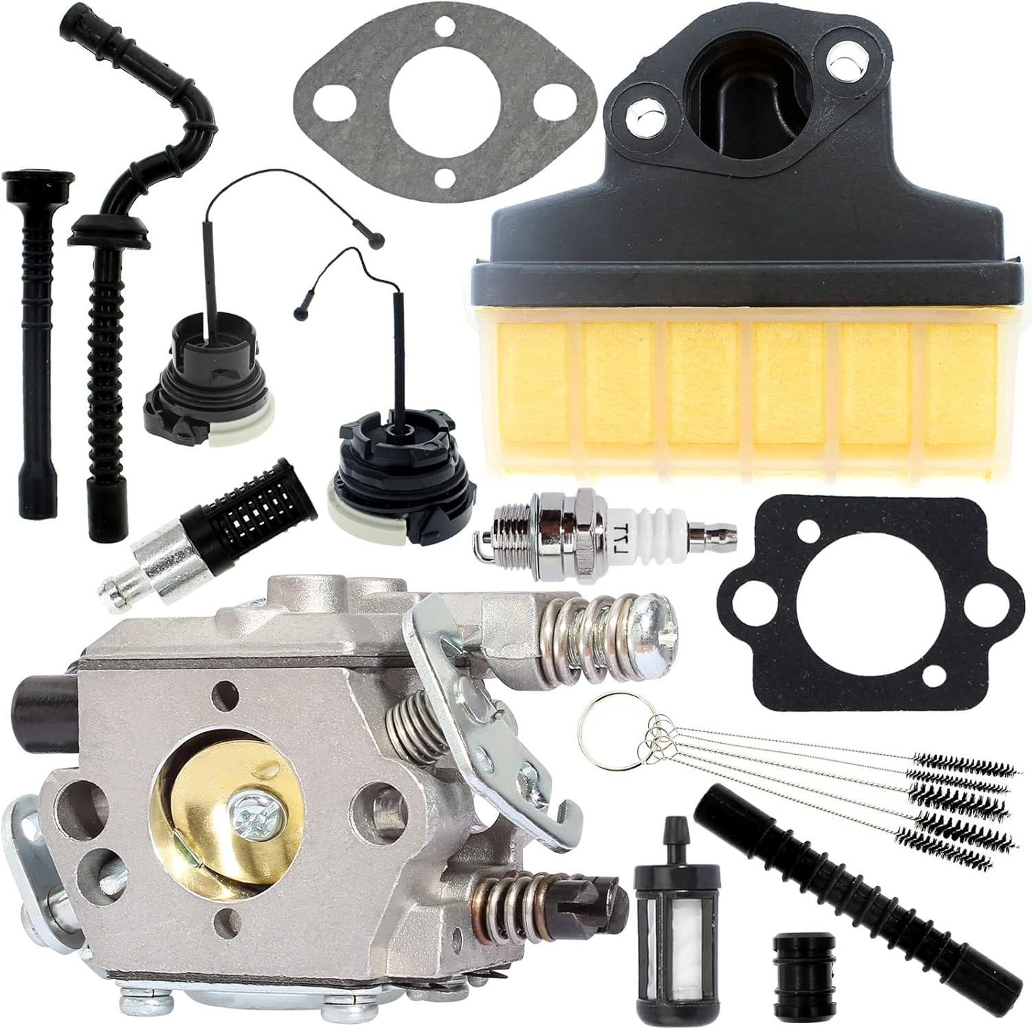 Carburetor Compatible with 502100303 503281320 WT-99 WT-99-1 39R 40 45 240 240R 244 244RX 245RX Chainsaw WT99 WT991 502 10 03-03 503 28 13-20