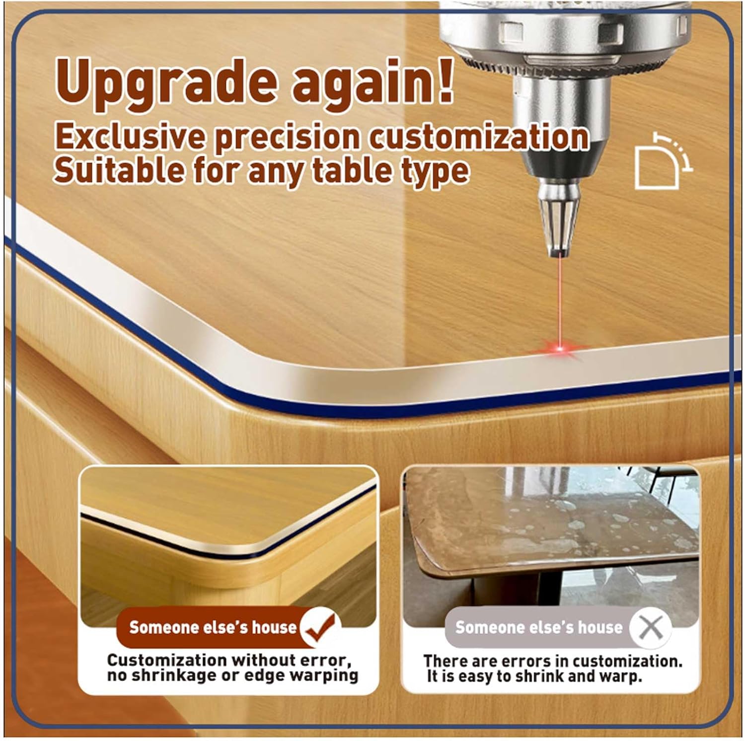 60"x138", 3mm Thick Protector Mat, Wipeable for Refrigerator Top & Countertops