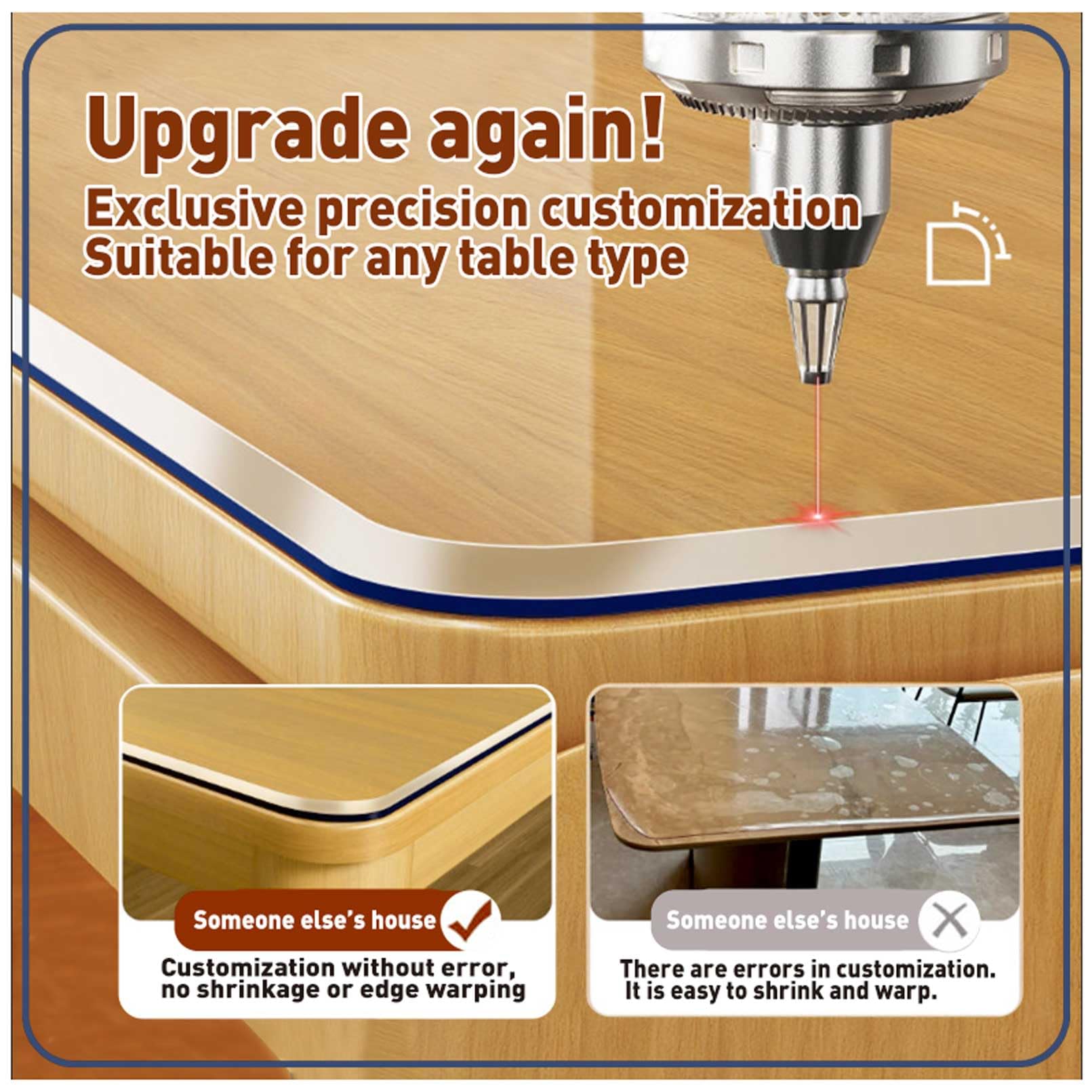 Manteles individuales de plástico transparente esmerilado de 22 x 54 pulgadas, protector de mesa de vinilo para comedor, cocina, oficina, mesa de pintura, estantes, resistentes al calor