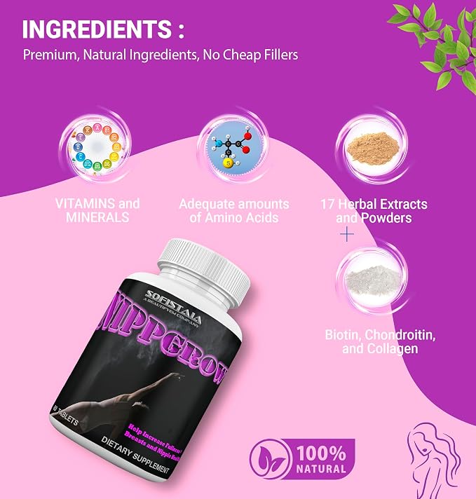 Suplemento Natural NIPPGROW para Aumento de Pezones miniatura 5