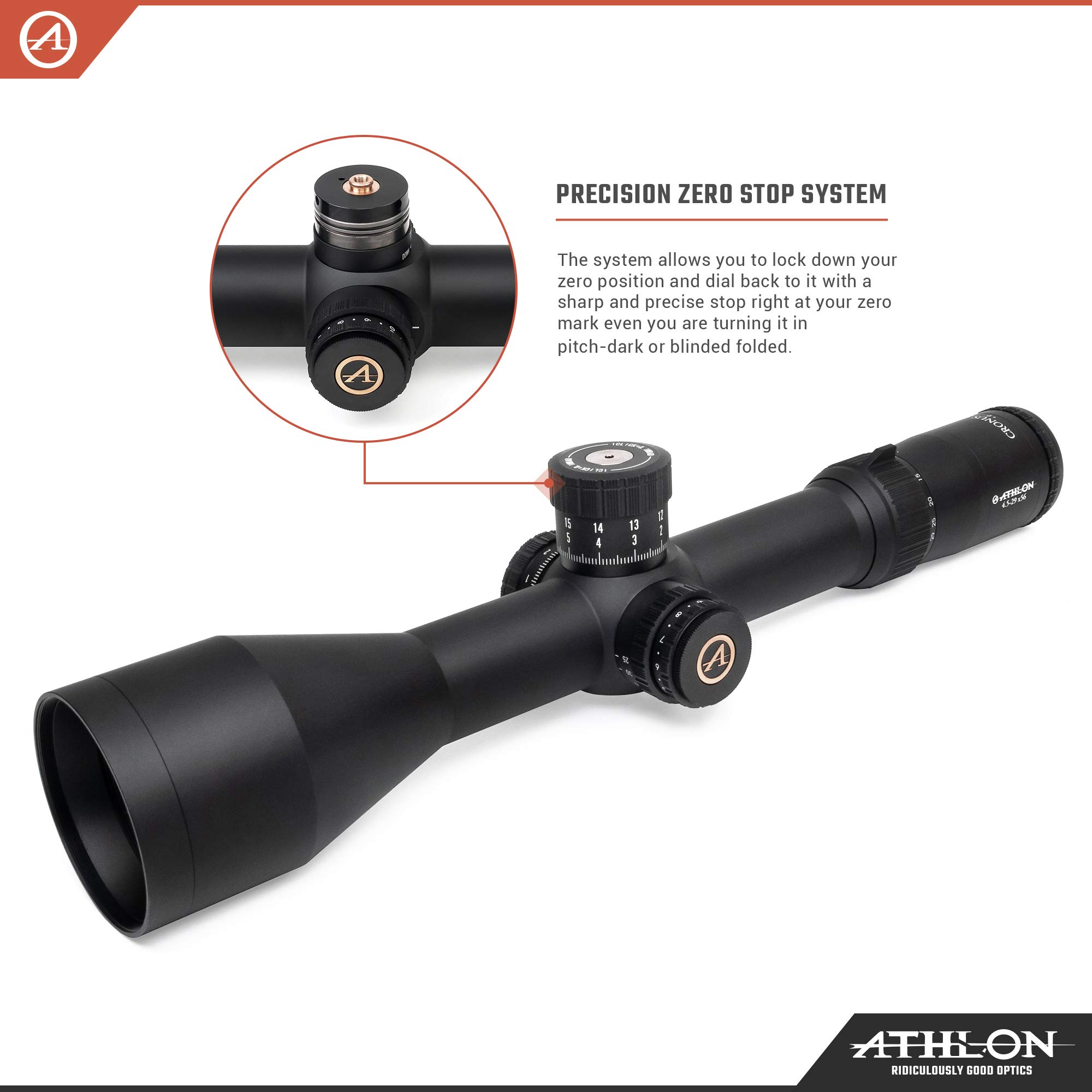 Amazon.com : Athlon Optics Cronus BTR Riflescope, 4.5-29x56mm