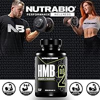 Vista 4 de NutraBio HMB Supplement, Amino Acid, 1000mg, 120 Capsules