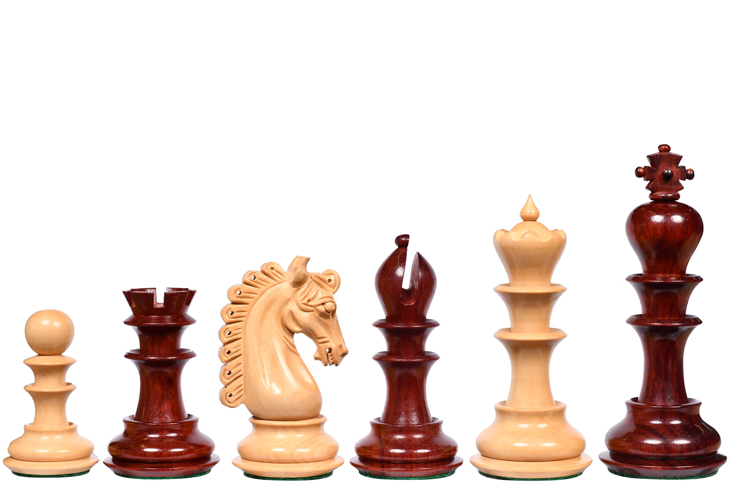 Amazon | Chessbazaar Triple Weighted Chess Set Staunton Bud Rose