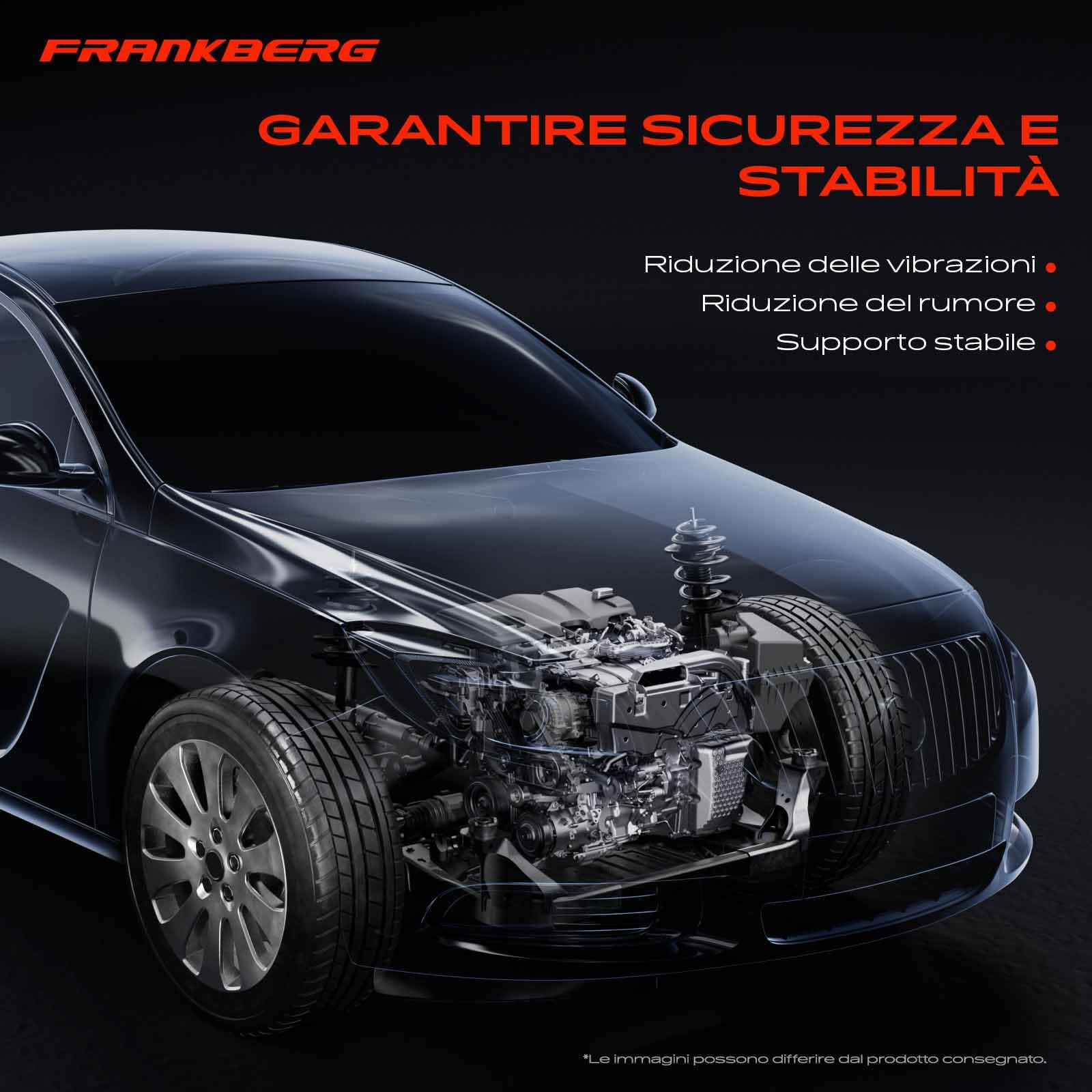 Frankberg 1x Supporto Motore + 1x Supporto del cambio manuale Compatibile con A3 8L1 1.8L Golf IV 1J1 1.9L Golf IV Variante 1J5 2.0L O.c.t.a.v.i.a I Combi 1U5 2.0L New Beetle Cabriolet 1Y7 2.0L 9101