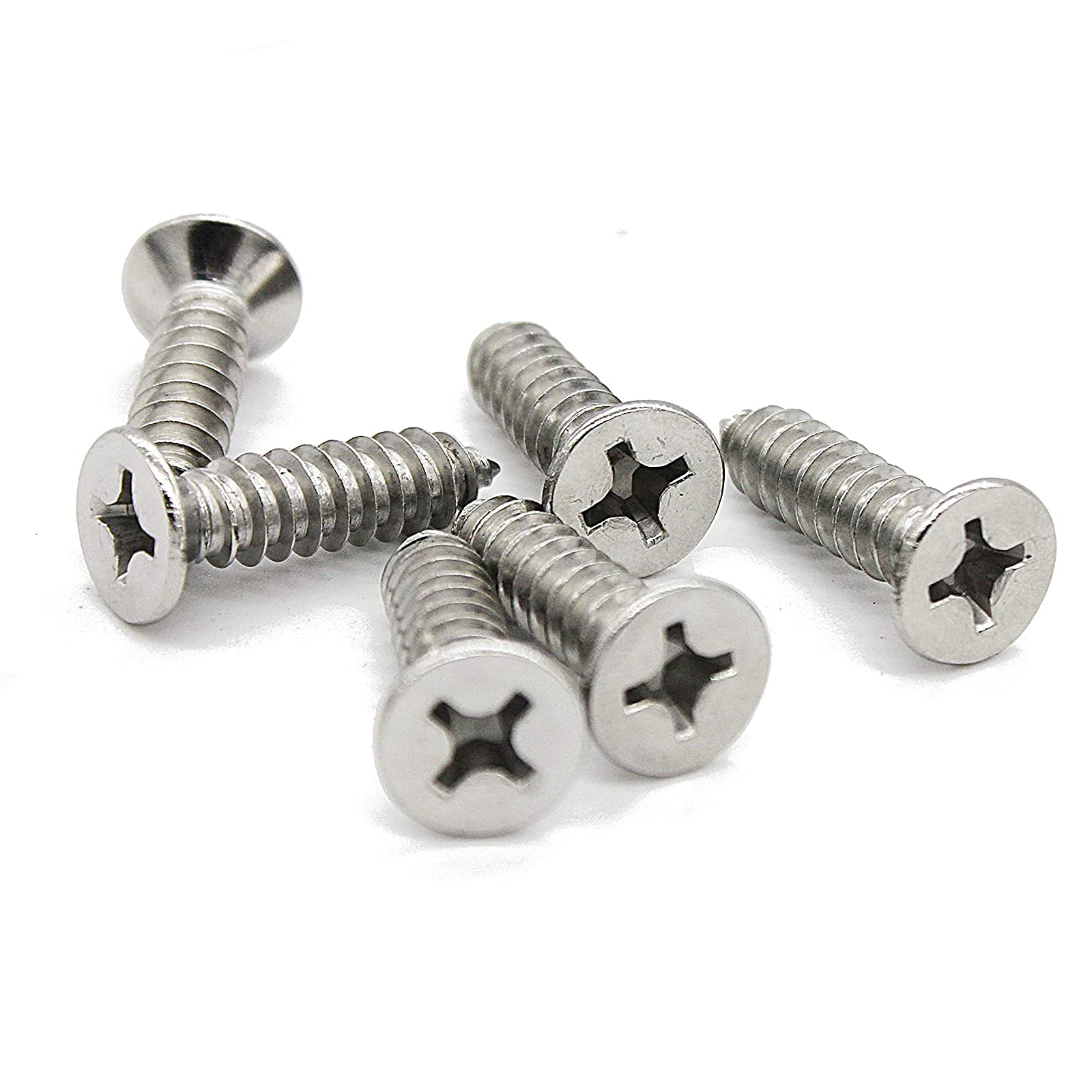 GOONDSD 1300PCS KIT SET M3 304 Cabeza Plana De Acero Inoxidable Tornillo De Toques De Toques Cruzado Roscado Empotrado