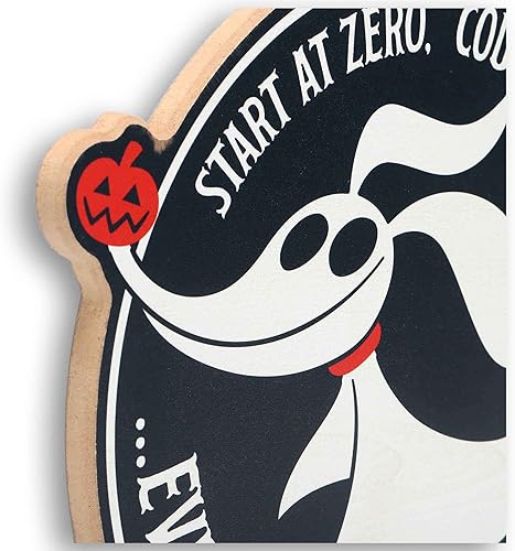 Vista 15 de Open Road Brands Disney Haunted Mansion - Corona de madera para decoración de pared de novia y calavera, espeluznante mansión embrujada