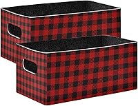 Vista 10 de Kcldeci Cestas de almacenamiento de bandera estadounidense y dólares para estantes, cajas de almacenamiento decorativas para sala de estar, oficina